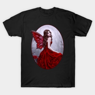 Winter Rose Butterfly Fairy T-Shirt